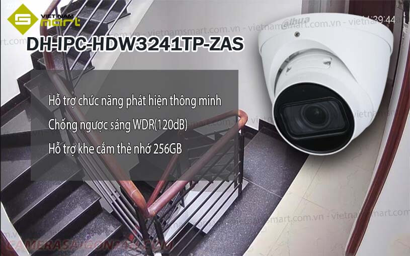 Camera IP Dome 2MP Dahua DH-IPC-HDW3241TP-ZAS 