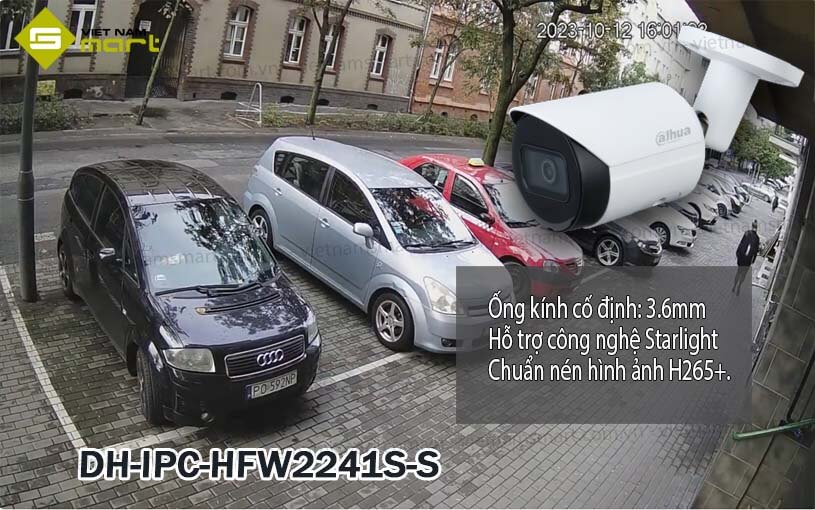 Camera IP hồng ngoại Dahua DH-IPC-HFW2241S-S Camera IP hồng ngoại Dahua DH-IPC-HFW2241S-S