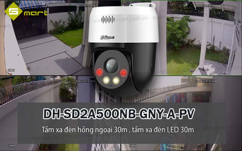 Camera IP quay quét Dahua DH-SD2A500NB-GNY-A-PV Camera IP quay quét Dahua DH-SD2A500NB-GNY-A-PV
