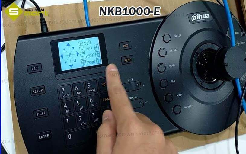 Bàn điều khiển camera Speed Dome Dahua DHI-NKB1000-E Bàn điều khiển camera Speed Dome Dahua DHI-NKB1000-E