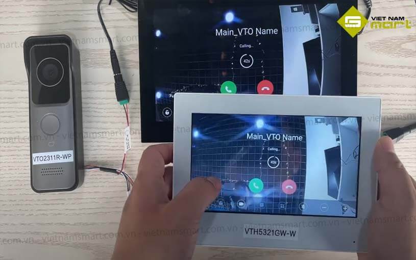 Nút nhấn chuông cửa wifi DAHUA DHI-VTO2311R-WP Nút nhấn chuông cửa wifi DAHUA DHI-VTO2311R-WP