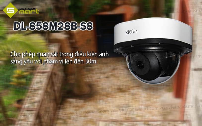 Camera IP nhận diện khuôn mặt ZKTeco DL-858M28B-S8 Camera IP nhận diện khuôn mặt ZKTeco DL-858M28B-S8