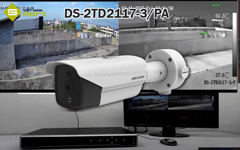 Camera Bullet mạng nhiệt Hikvision DS-2TD2117-3/PA Camera Bullet mạng nhiệt Hikvision DS-2TD2117-3/PA