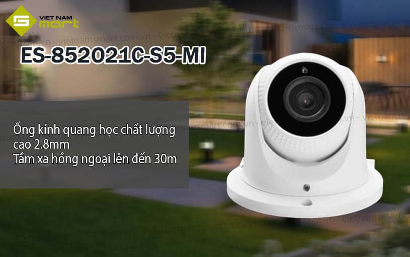 Camera IP cố định 2MP ZKTeco ES-852O21C-S5-MI 