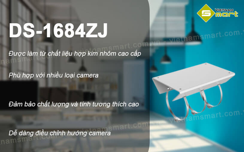 Giá đỡ camera cột dọc Hikvision DS-1684ZJ Giá đỡ camera cột dọc Hikvision DS-1684ZJ