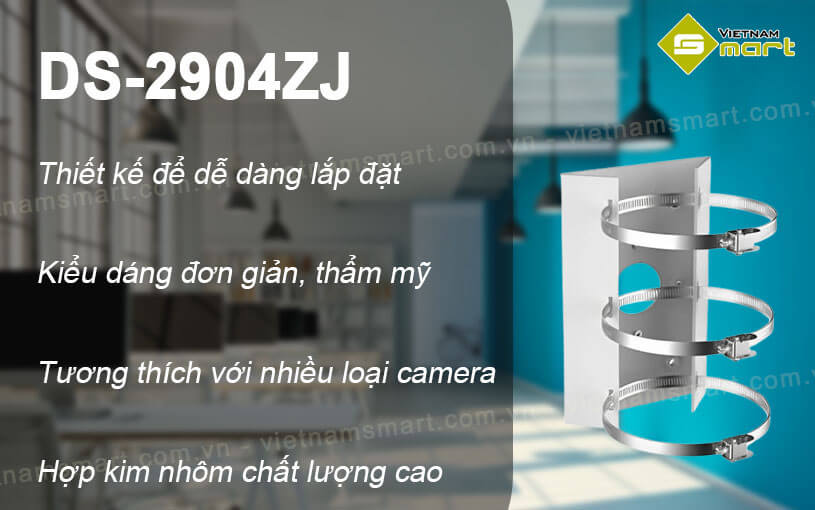 Giá đỡ camera cột dọc Hikvision DS-2904ZJ Giá đỡ camera cột dọc Hikvision DS-2904ZJ