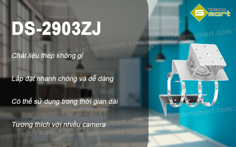 Giá gắn ngang camera Hikvision DS-2903ZJ Giá gắn ngang camera Hikvision DS-2903ZJ