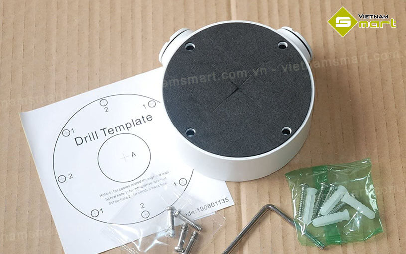 Hộp đựng mối nối hai mạch điện Hikvision DS-1260ZJ Hộp đựng mối nối hai mạch điện Hikvision DS-1260ZJ