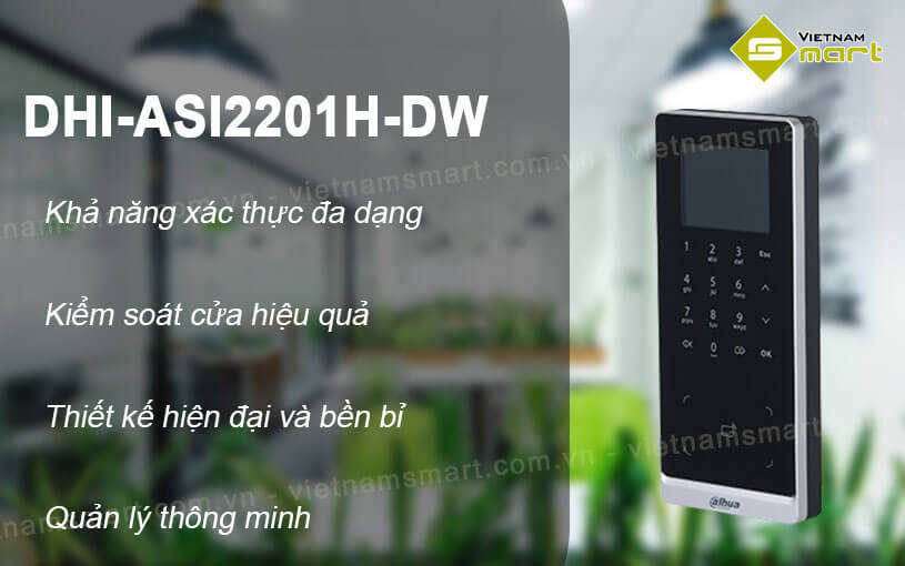 Máy chấm công kiểm soát cửa Dahua DHI-ASI2201H-DW