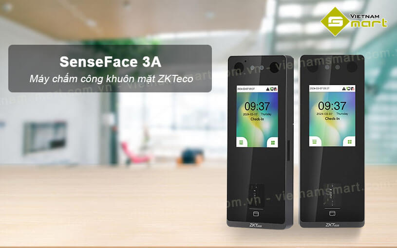 Máy chấm công khuôn mặt ZKTeco SenseFace 3A Máy chấm công khuôn mặt ZKTeco SenseFace 3A