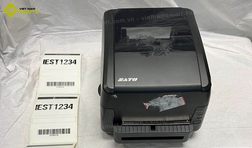 Máy in nhãn mã vạch Sato WS408TT