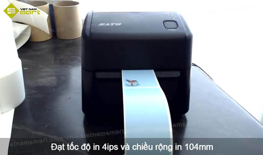 Máy in nhãn mã vạch Sato WS412TT