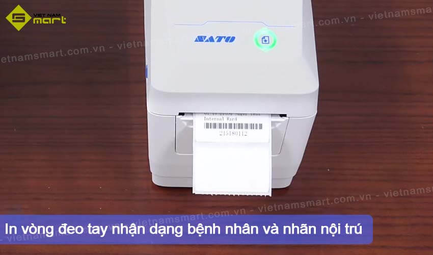 Máy in để bàn Sato WS2 cho bệnh viện Máy in để bàn Sato WS2 cho bệnh viện