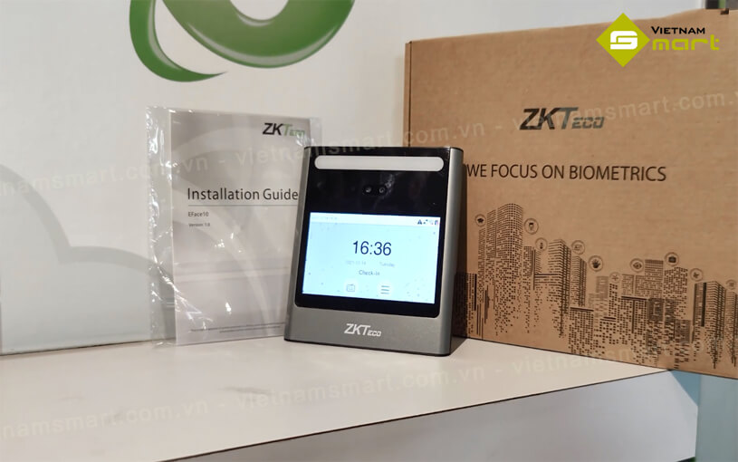 ZKTeco EFace10 nhỏ gọn hoàn toàn có thể đặt bàn