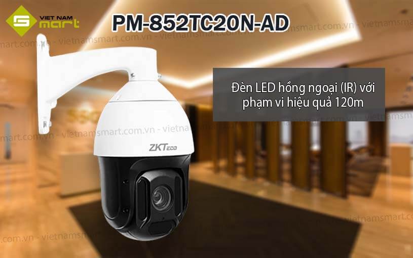 Camera IP PTZ thông minh ZKTeco PM-852TC20N-AD Camera IP PTZ thông minh ZKTeco PM-852TC20N-AD