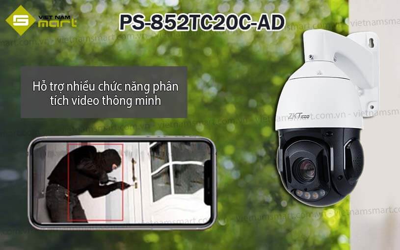 Camera IP PTZ thông minh ZKTeco PS-852TC20C-AD Camera IP PTZ thông minh ZKTeco PS-852TC20C-AD