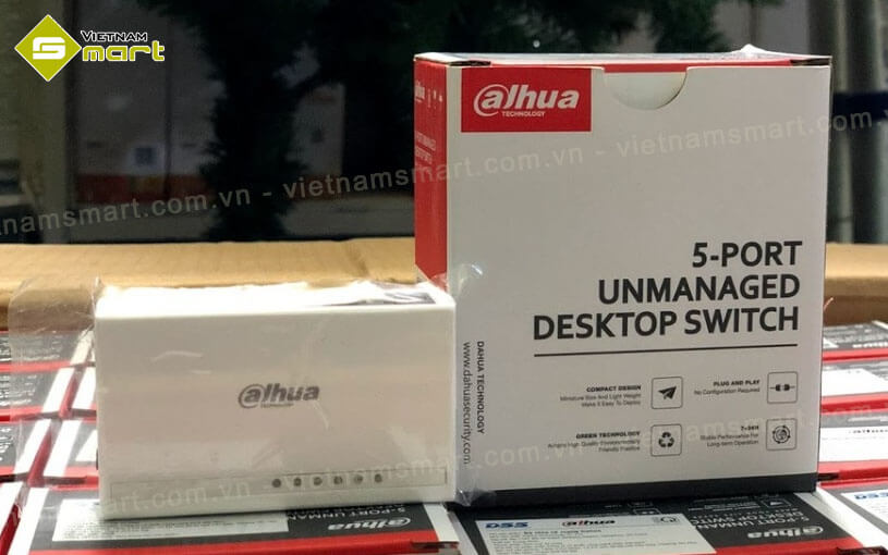 Switch mạng 5 cổng Dahua DH-PFS3005-5ET-L Switch mạng 5 cổng Dahua DH-PFS3005-5ET-L
