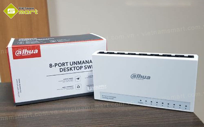 Switch mạng 8 cổng Dahua DH-PFS3008-8ET-L