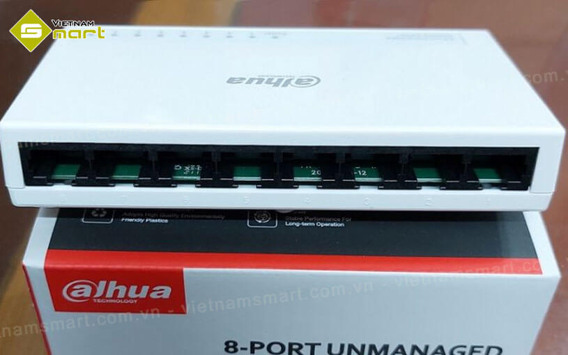 Switch mạng 8 cổng Dahua DH-PFS3008-8ET-L