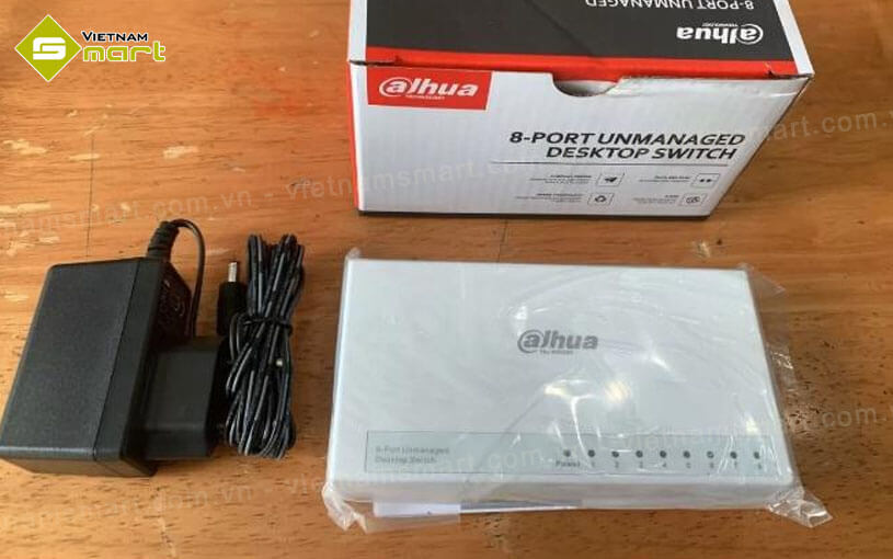 Switch mạng 8 cổng Dahua DH-PFS3008-8ET-L