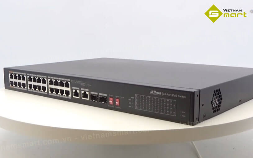 Switch PoE 24 cổng Dahua DH-PFS3226-24ET-240