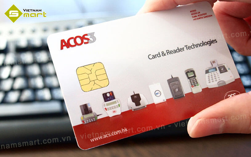 Thẻ nhựa thông minh ACS ACOS3