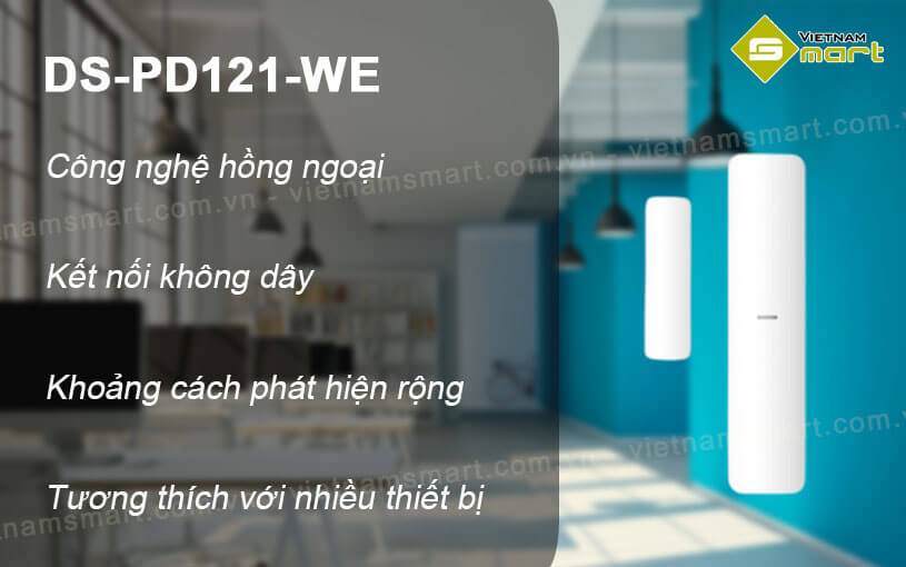 Báo động xâm nhập không dây Hikvision DS-PD121-WE Báo động xâm nhập không dây Hikvision DS-PD121-WE