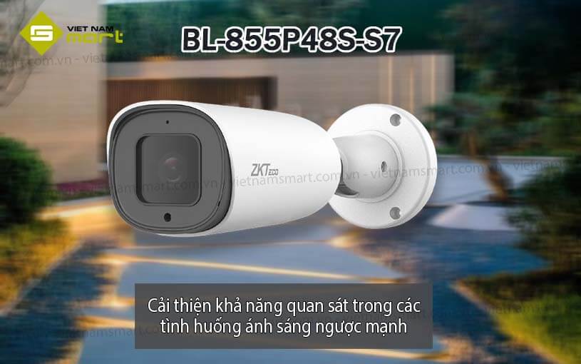 Camera IP Bullet phát hiện khuôn mặt 5MP ZKTeco BL-855P48S-S7 Camera IP Bullet phát hiện khuôn mặt 5MP ZKTeco BL-855P48S-S7