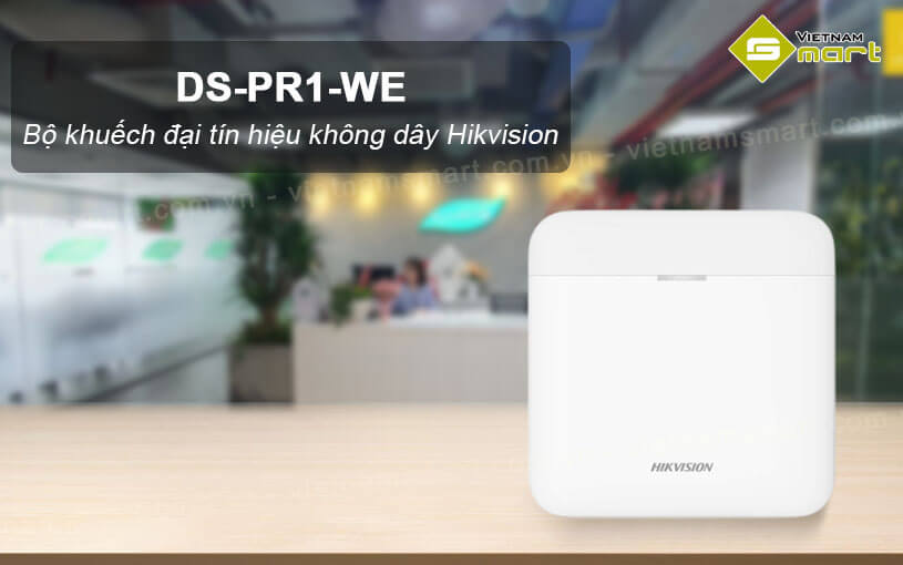 Bộ khuếch đại tín hiệu không dây Hikvision DS-PR1-WE Bộ khuếch đại tín hiệu không dây Hikvision DS-PR1-WE