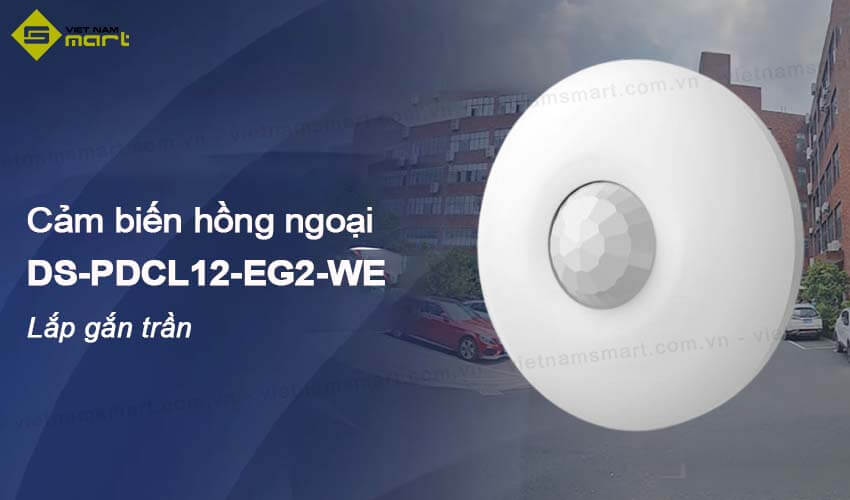 Cảm biến hồng ngoại Hikvision DS-PDCL12-EG2-WE Cảm biến hồng ngoại Hikvision DS-PDCL12-EG2-WE