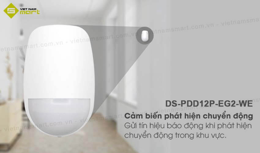 Cảm biến hồng ngoại Hikvision DS-PDD12P-EG2-WE Cảm biến hồng ngoại Hikvision DS-PDD12P-EG2-WE