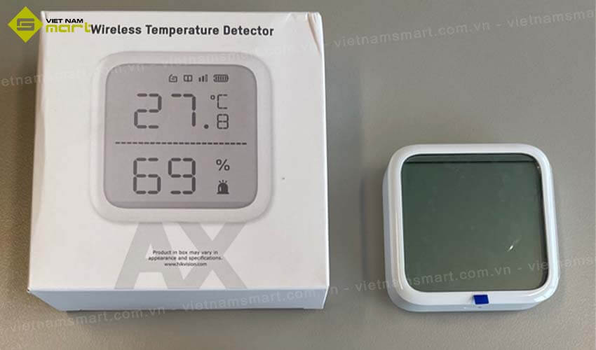 Cảm biến nhiệt độ không dây Hikvision DS-PDTPH-E-WE