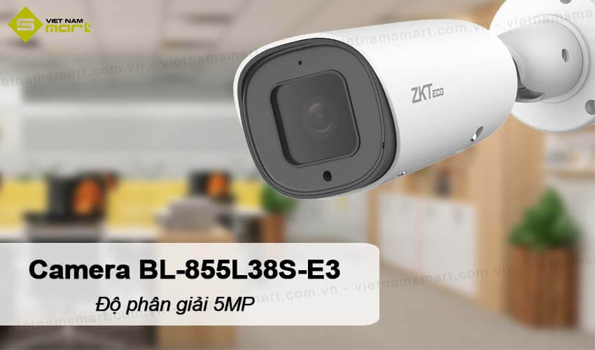 Camera IP hồng ngoại 5MP ZKTeco BL-855L38S-E3