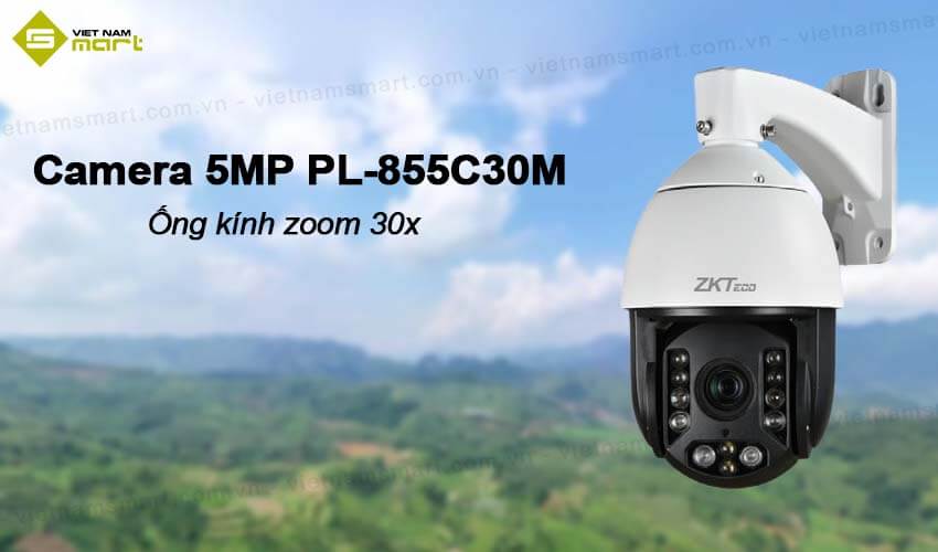 Camera IP hồng ngoại 5MP ZKTeco PL-855C30M Camera IP hồng ngoại 5MP ZKTeco PL-855C30M
