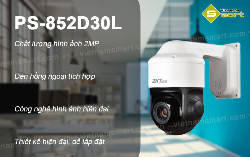 Camera IP Speed Dome hồng ngoại 2MP ZKTeco PS-852D30L 