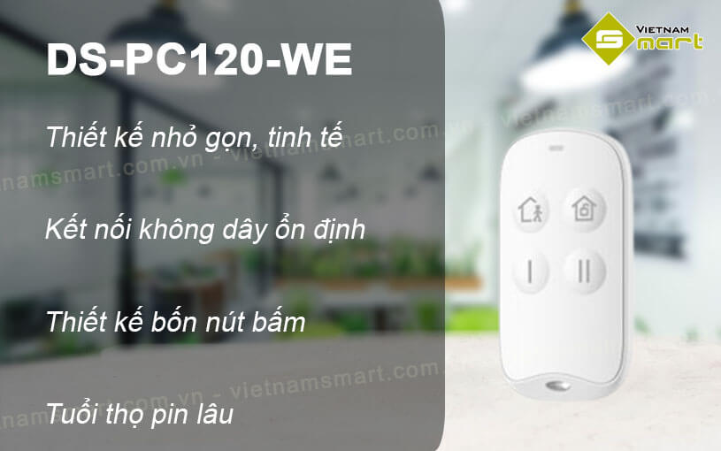 Chìa khóa không dây Hikvision DS-PC120-WE Chìa khóa không dây Hikvision DS-PC120-WE