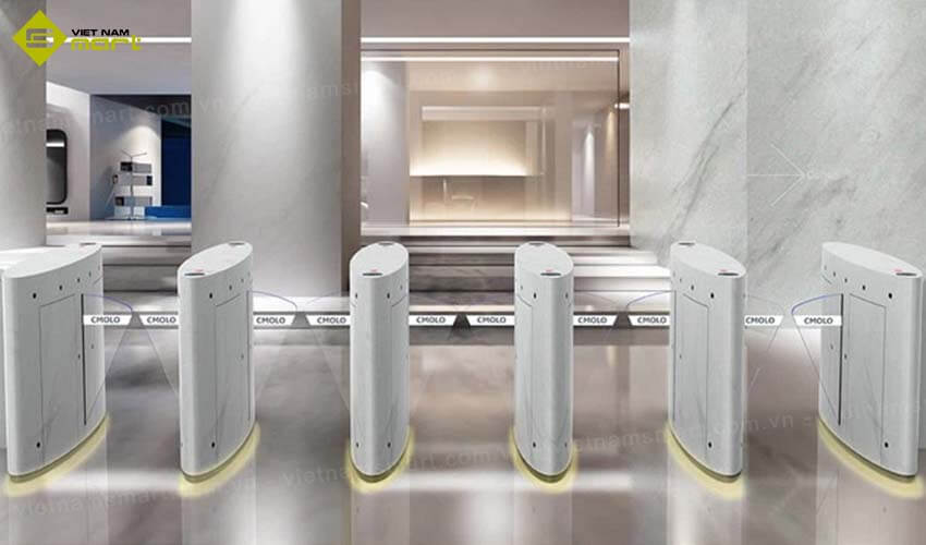 Cổng Flap Barrier CMOLO CPW-227Y Cổng Flap Barrier CMOLO CPW-227Y