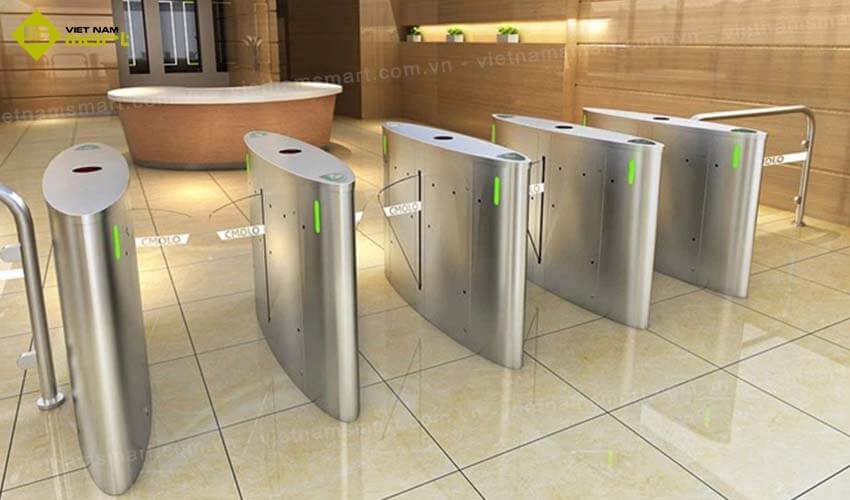 Cổng Flap Barrier ngoài trời CMOLO CPW-331TBS Cổng Flap Barrier ngoài trời CMOLO CPW-331TBS