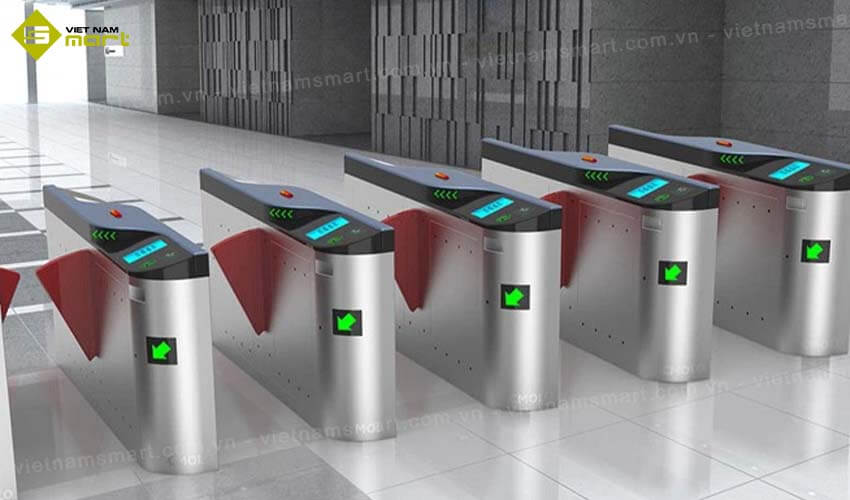 Cổng AFC Flap Barrier CMOLO RPW-TSG3000 Cổng AFC Flap Barrier CMOLO RPW-TSG3000