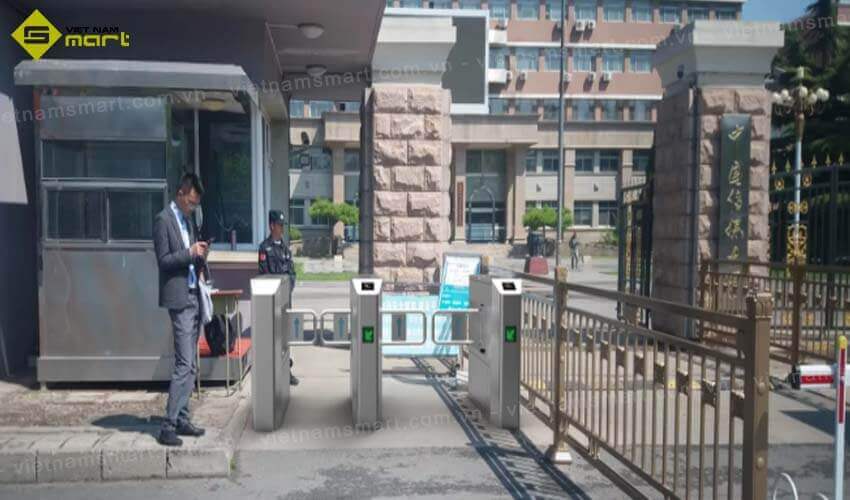 Cổng swing barrier Chisung CSEBZ201 Cổng swing barrier Chisung CSEBZ201