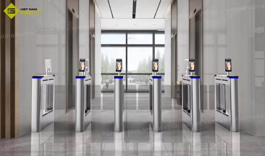 Cổng swing barrier Chisung CSEBZ208 Cổng swing barrier Chisung CSEBZ208