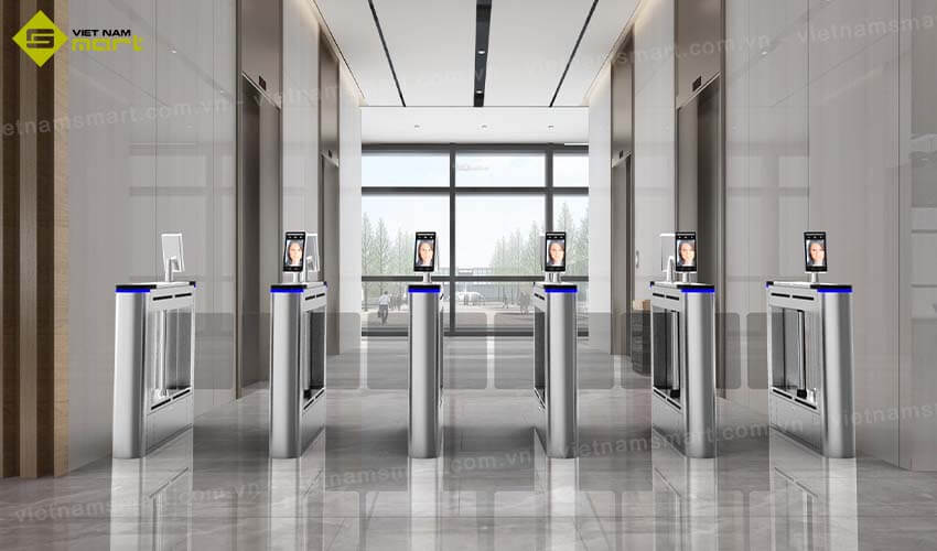 Cổng swing barrier Chisung CSEBZ217 Cổng swing barrier Chisung CSEBZ217