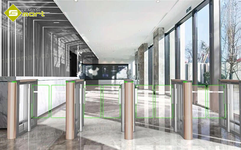 Cổng swing barrier Cmolo CPW-159Y Cổng Swing Barrier CMOLO CPW-159Y