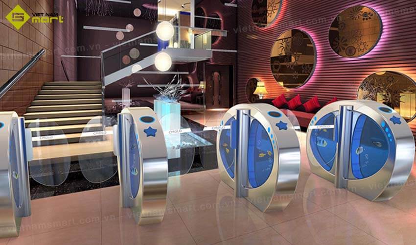 Cổng swing barrier CMOLO APW-JA900 Cổng swing barrier CMOLO APW-JA900