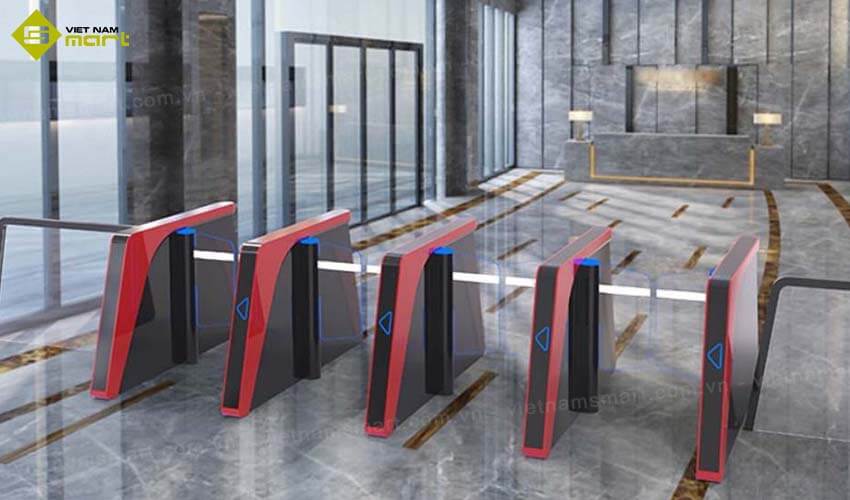 Cổng swing barrier CMOLO CPW-134Y Cổng swing barrier CMOLO CPW-134Y