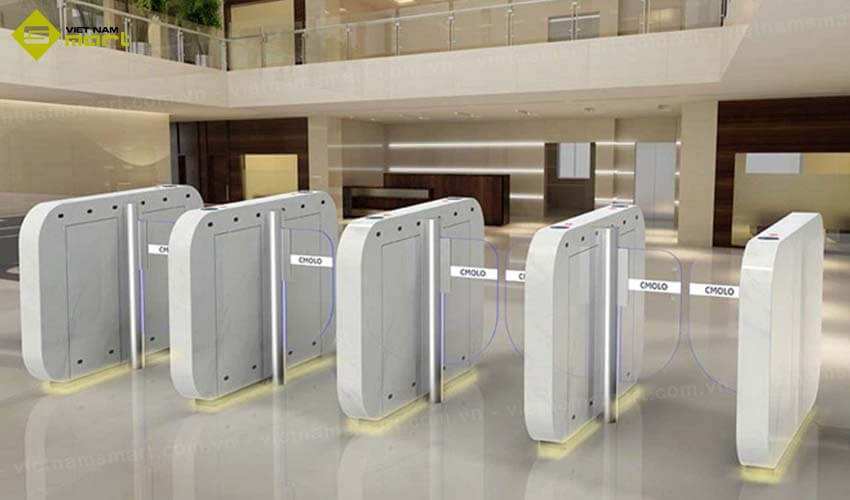 Cổng swing barrier CMOLO CPW-162Y Giới thiệu cổng swing barrier CMOLO CPW-162Y