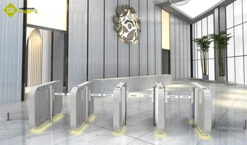 Cổng swing barrier CMOLO CPW-162Y Cổng Swing Barrier CMOLO CPW-162Y
