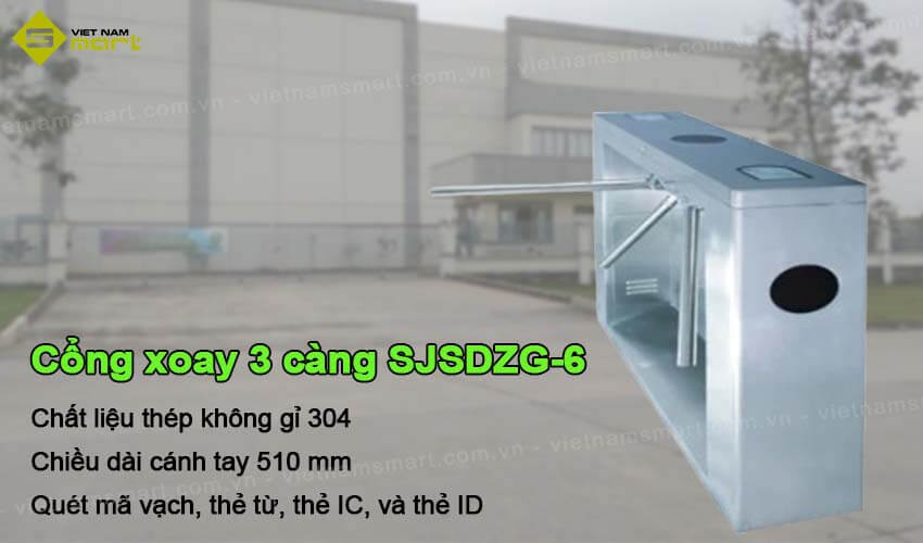 Cổng xoay 3 càng Centuryfair SJSDZG-6 Cổng xoay 3 càng Centuryfair SJSDZG-6