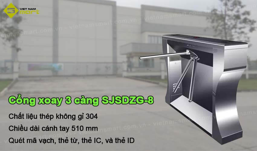 Cổng xoay 3 càng Centuryfair SJSDZG-8