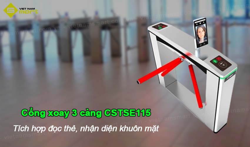 Cổng xoay 3 càng Chisung CSTSE115 Cổng xoay 3 càng Chisung CSTSE115